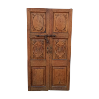 Old wooden door