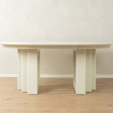 Postmodern dining table by COR, 1980s, extendable, solid cherry wood