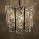 Vintage Ice Murano Chandelier by AV Mazzega, Italy, 1970s