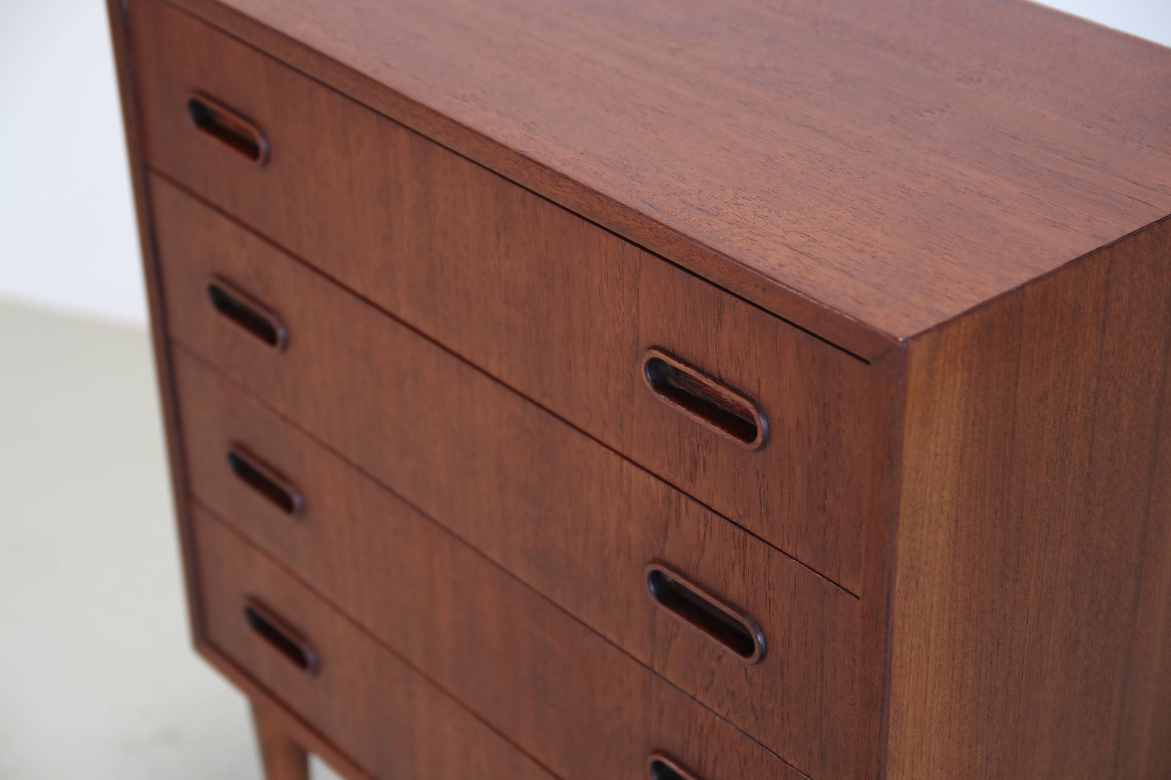 Danish design chest of drawers in teak