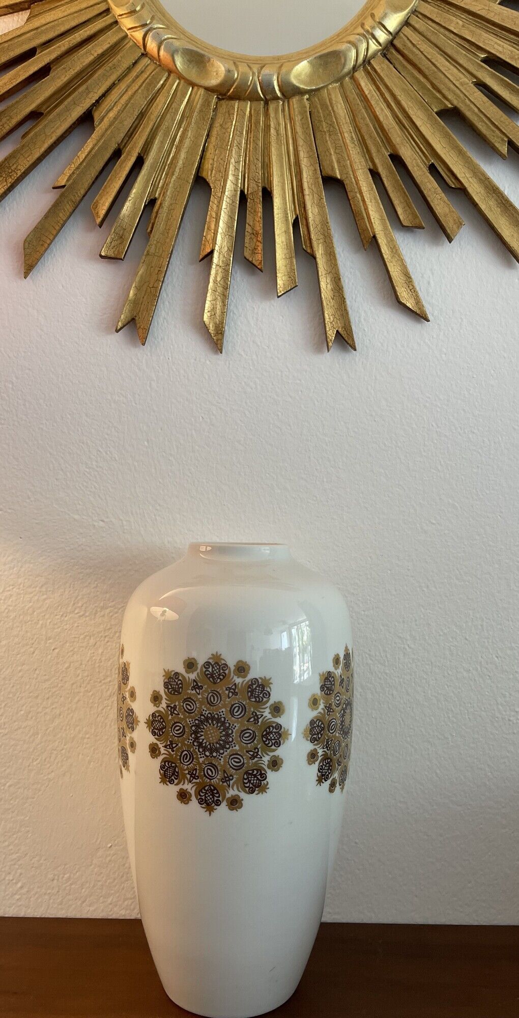 Bavarian porcelain vase H&C Heinrich Selb, Art Nouveau style