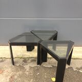 Set of three modular tables Cassina 1970