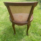 Fauteuil en cannage style Louis 15