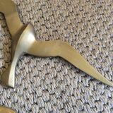 3 brass seagulls