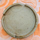 Set of 7 stoneware ashtrays