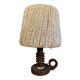 Turned wooden candle holder
