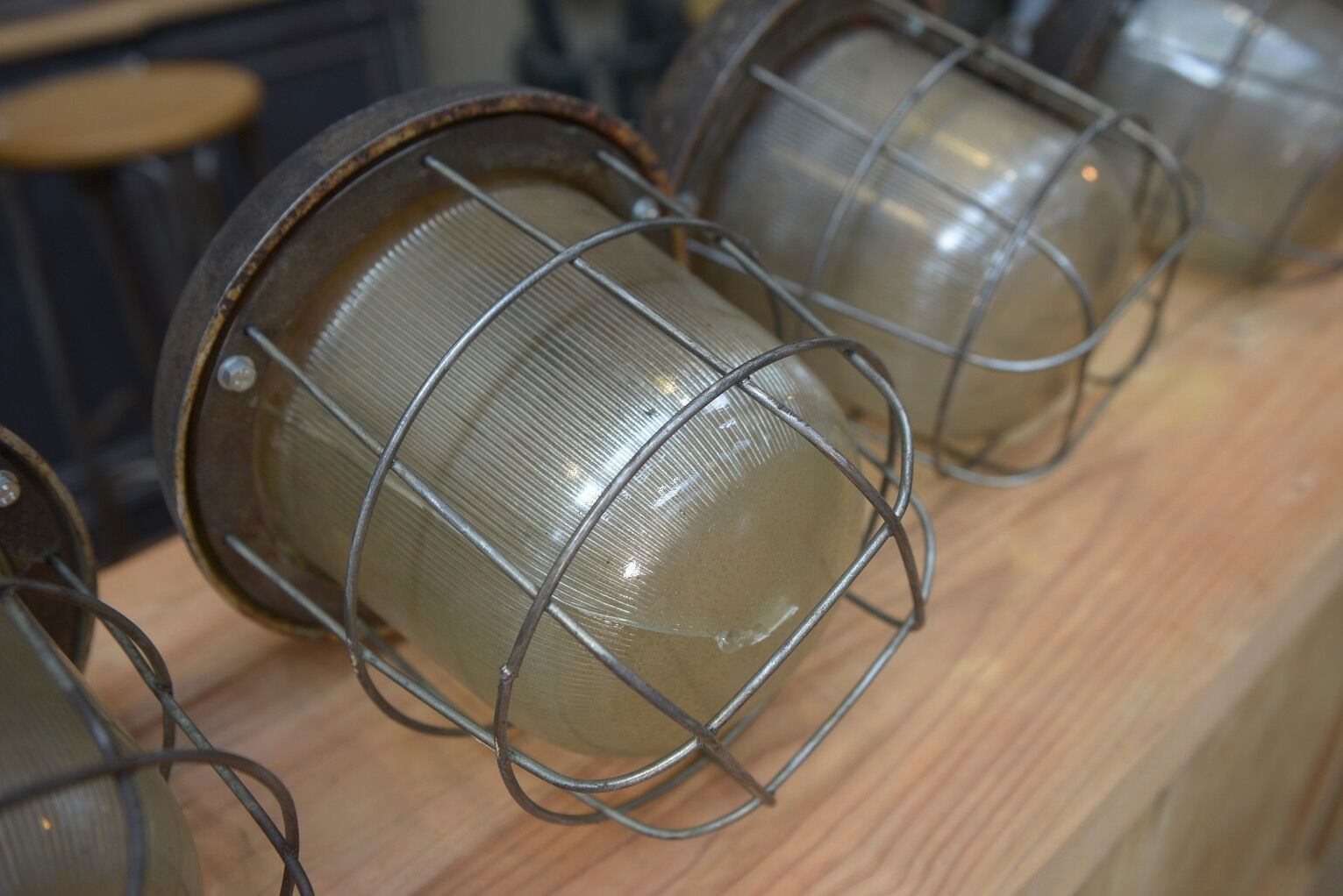 Old cast iron street lanterns 1920