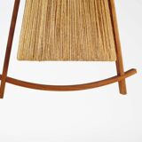 Mid-Century Sisal Pendant lamp by Temde