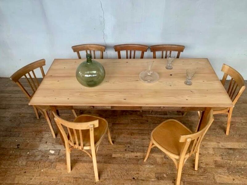Farm table in wood