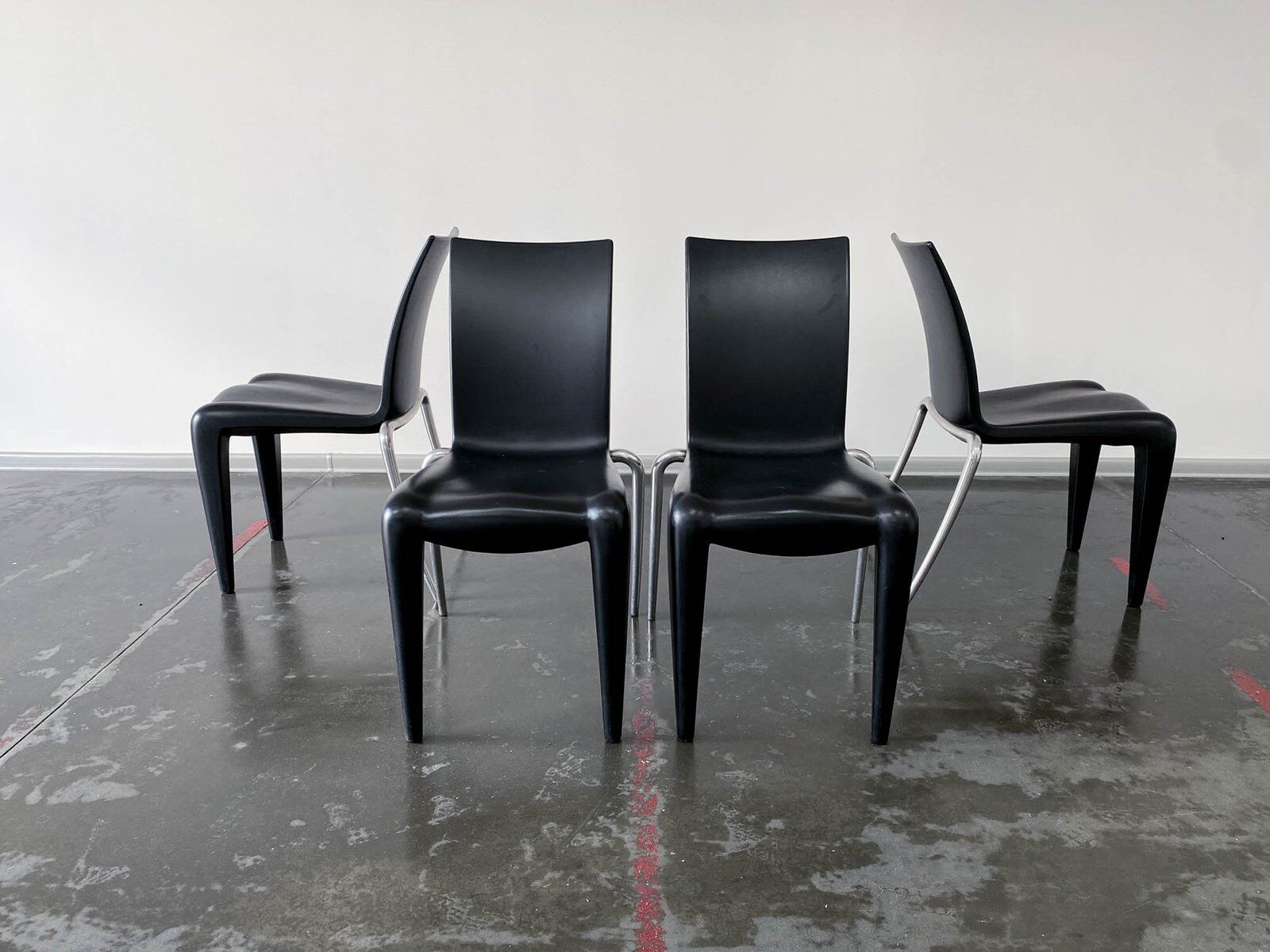 Vintage Chair Louis 20 by Philippe Starck for Vitra, 1990s, Set of 4