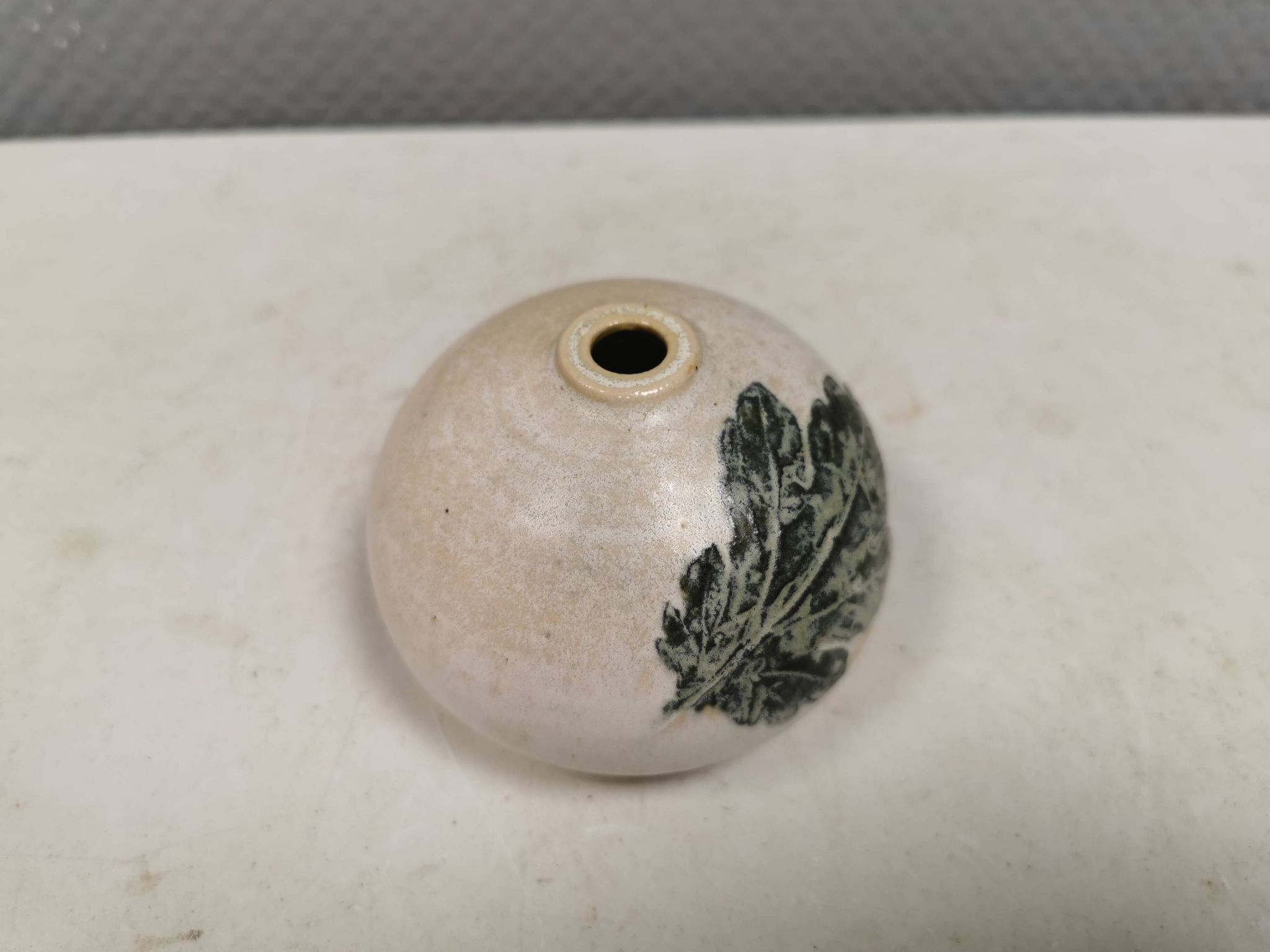 Miniature vase by Leif Holm, made in his own workshop in Errindlev 1970s
