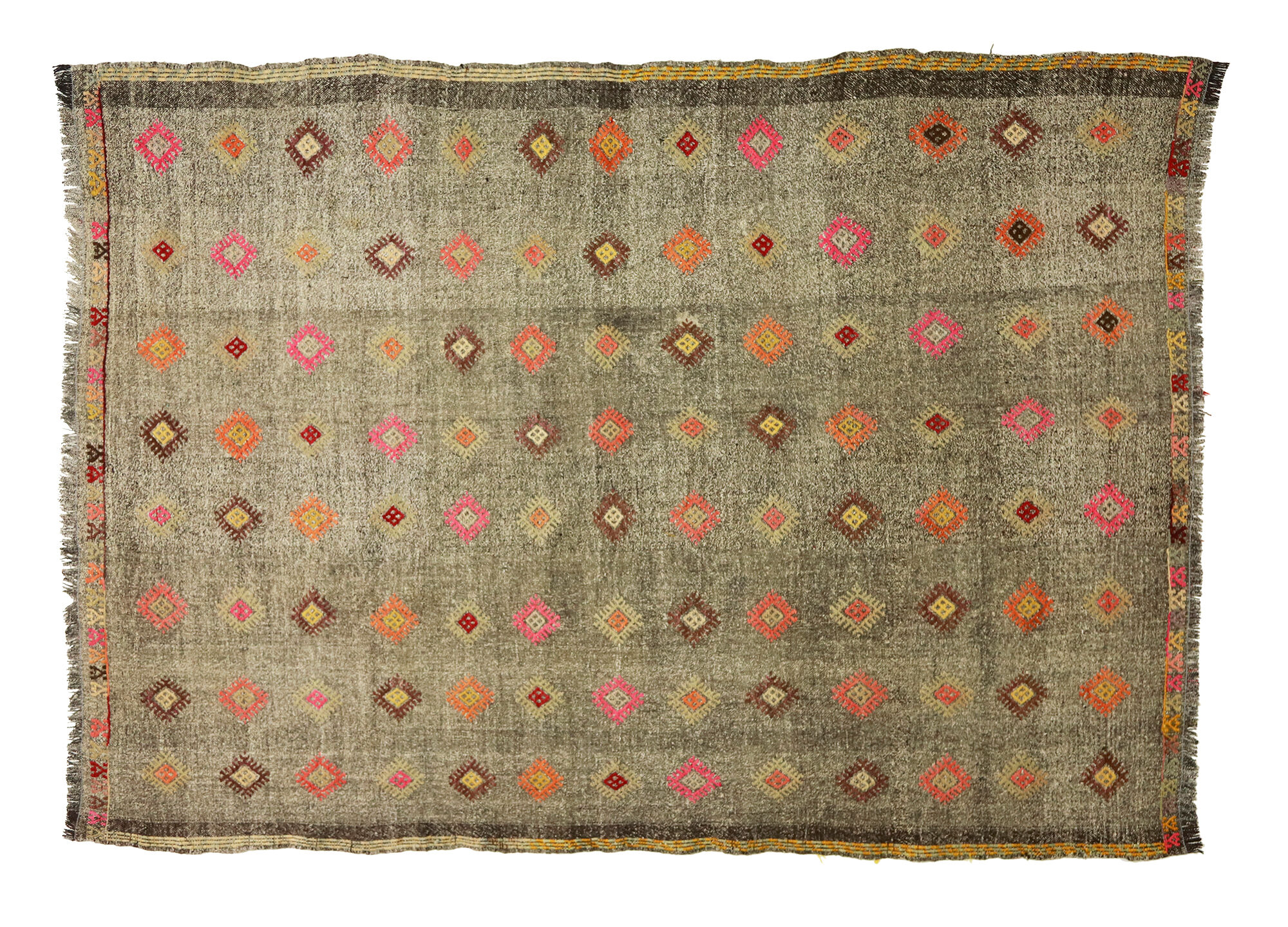 Anatolian handmade kilim rug 240 cm x 170 cm