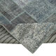 Tapis oriental vintage 205 cm x 303 cm gris patchwork tapis