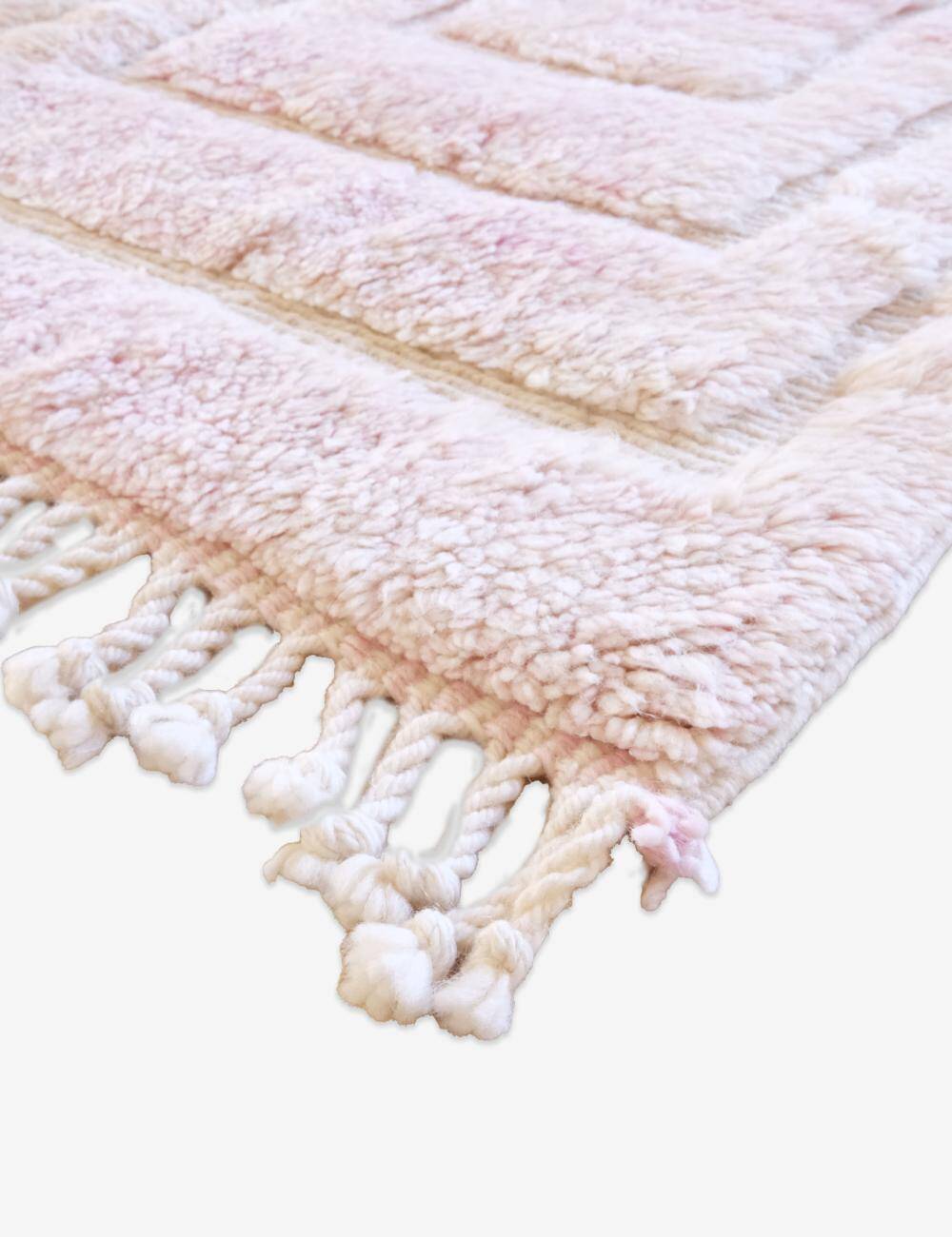 Light Pink Beni Ourain Rug - 117 x 82 cm