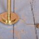Mid-Century Modern Floor Lamp in Brass and Opaline Glass, 1960s