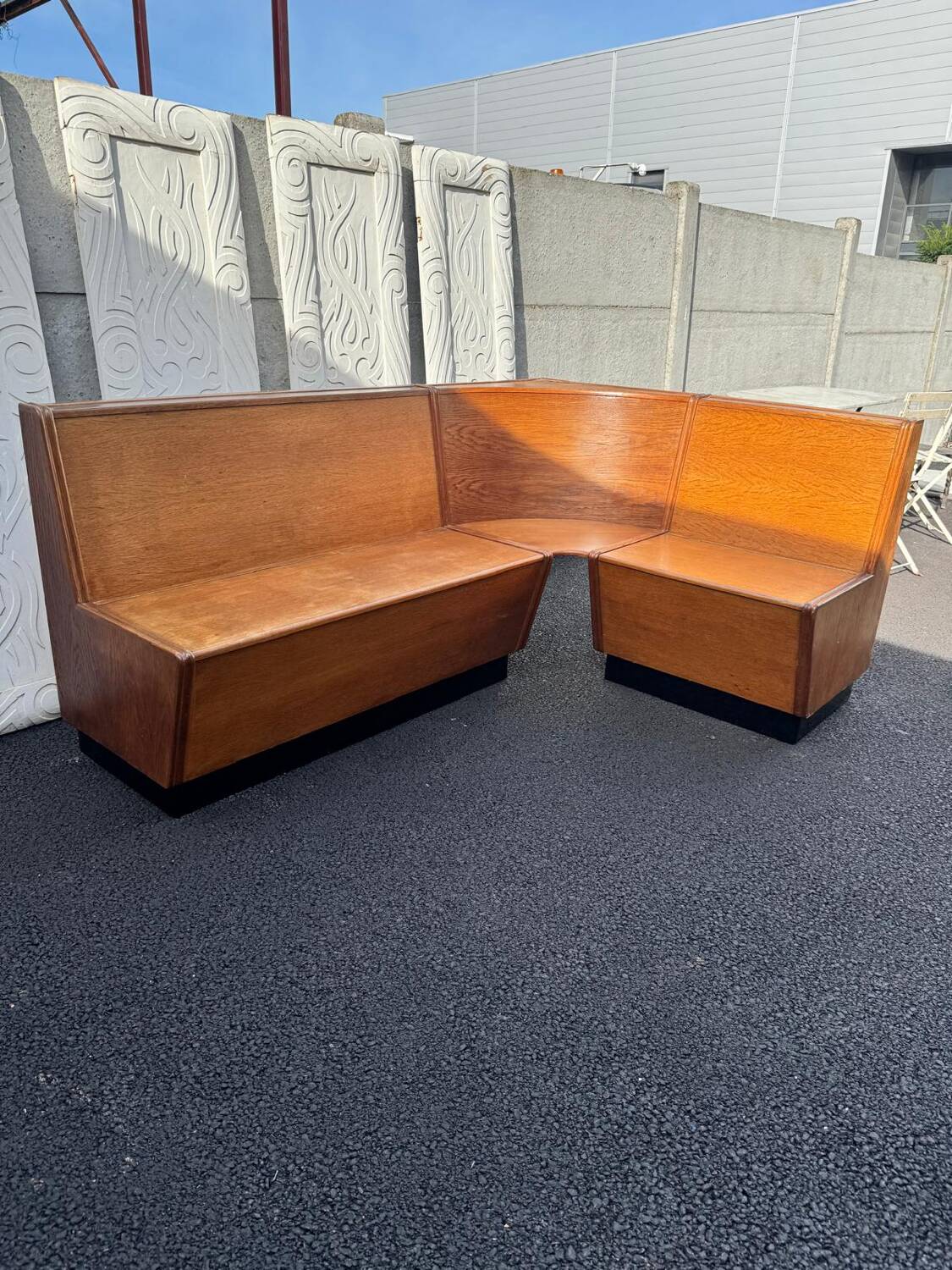 Bistro or corner restaurant bench. 50/60's