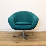 Pair of 1960's swivel armchairs