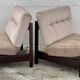 Pair of vintage 1960s Scandinavian armchairs.