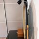 Coiffeuse avec miroir – Noir mat & or – LED – Très bon état