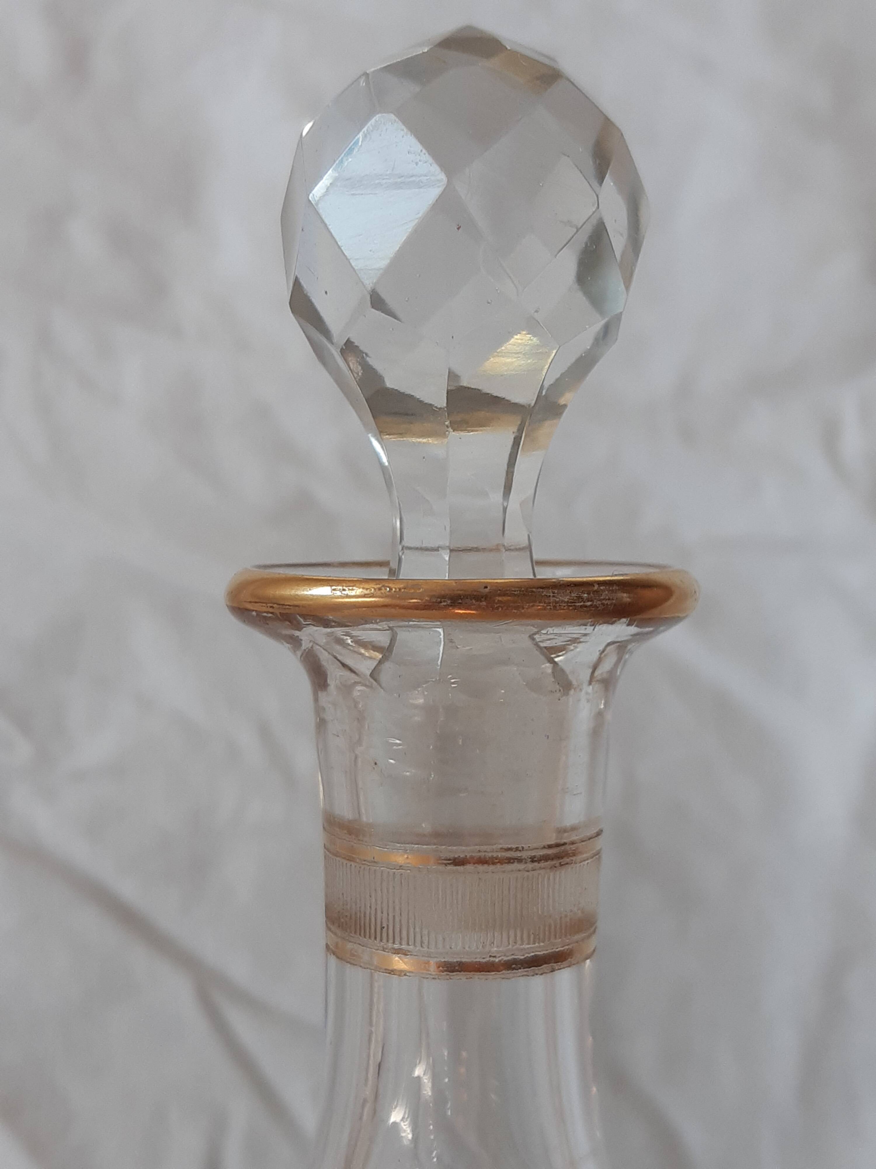 Saint-Louis crystal liqueur carafe