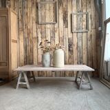 Trestle coffee table