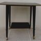 Vintage all-purpose piece of furniture from the 70s on casters with two shelves