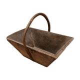 Panier en bois brut de vendange