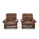 2 Coronado armchairs by Tobia Scarpa for C&B, 1960s.