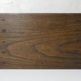 old small solid oak bench vintage step stool