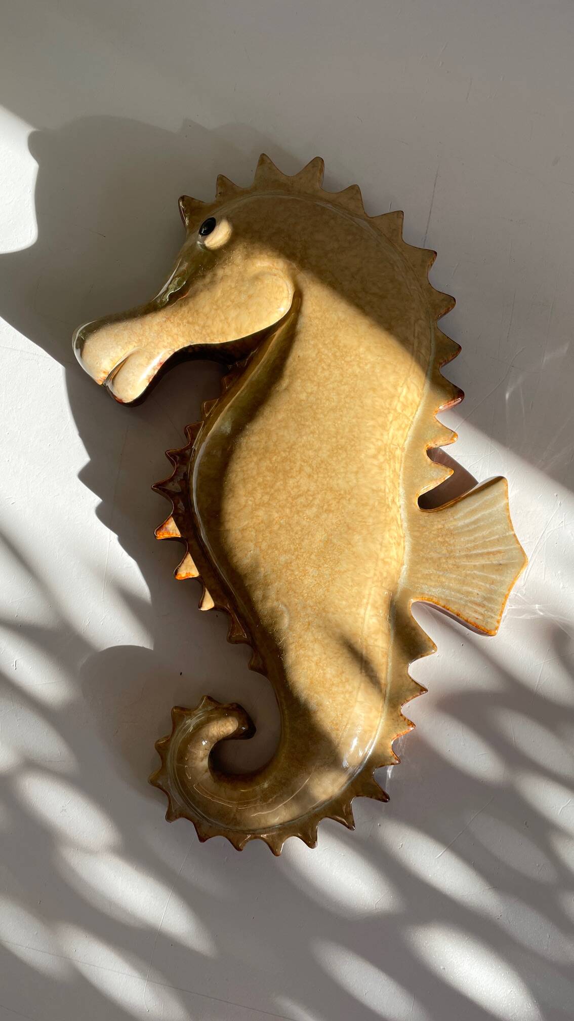 SEAHORSE Ceramic Wall Hanging VINTAGE