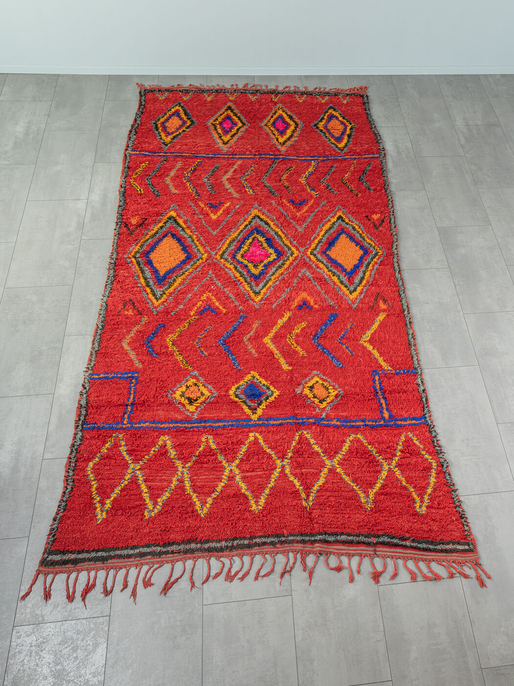 vintage boujad, berber rug, 115 x 315