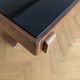 Art Deco table in walnut burl