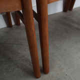 Set of six beech chairs, Danish design, 70s, made in Denmark