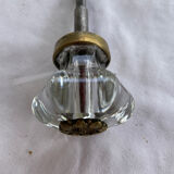 Old glass and brass handle