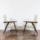 Vintage minimalist armchairs, Poland, 1960s, Set Of 2