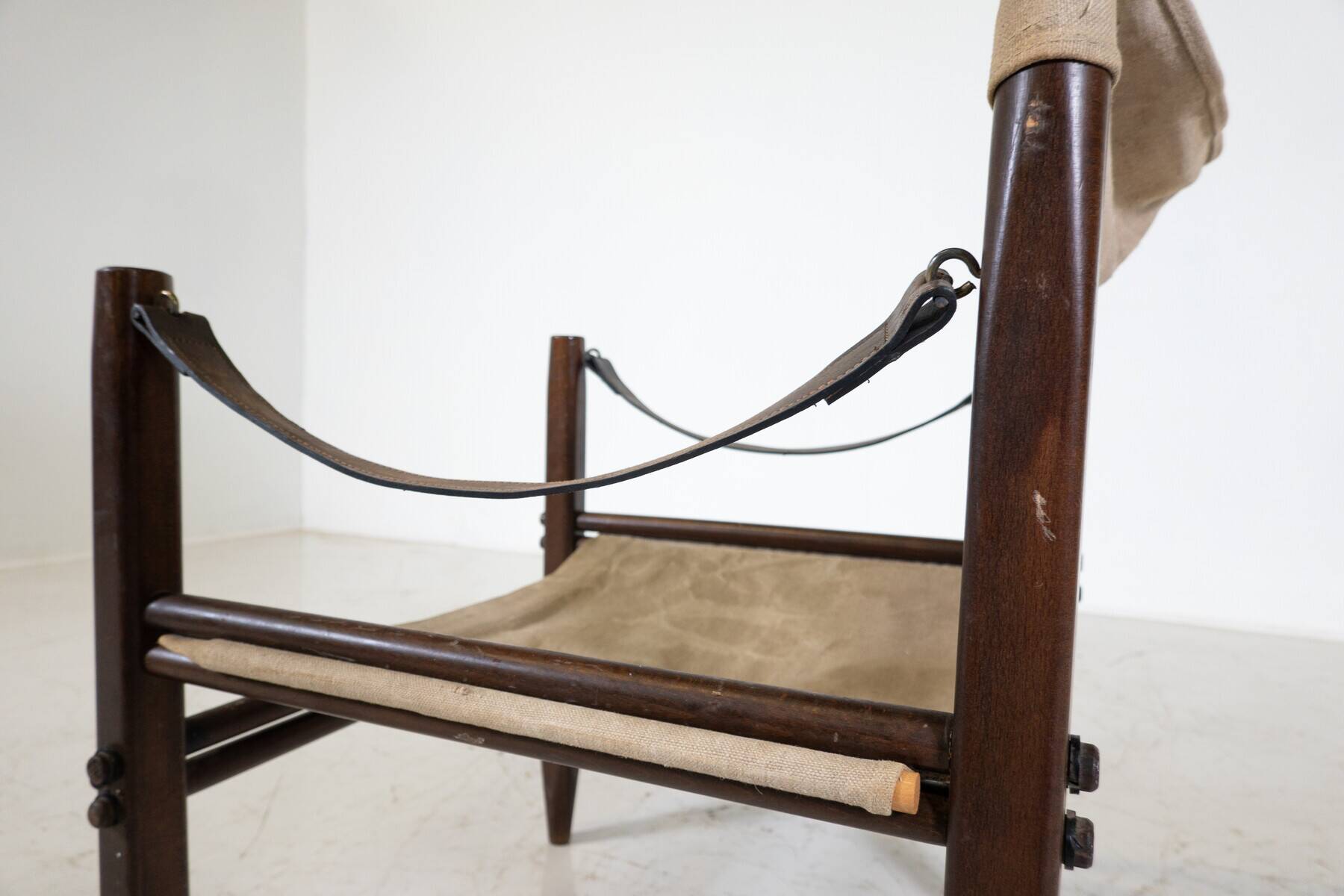 Pair of Safari Armchairs by Gianfranco Legler for Zanotta, 1960s