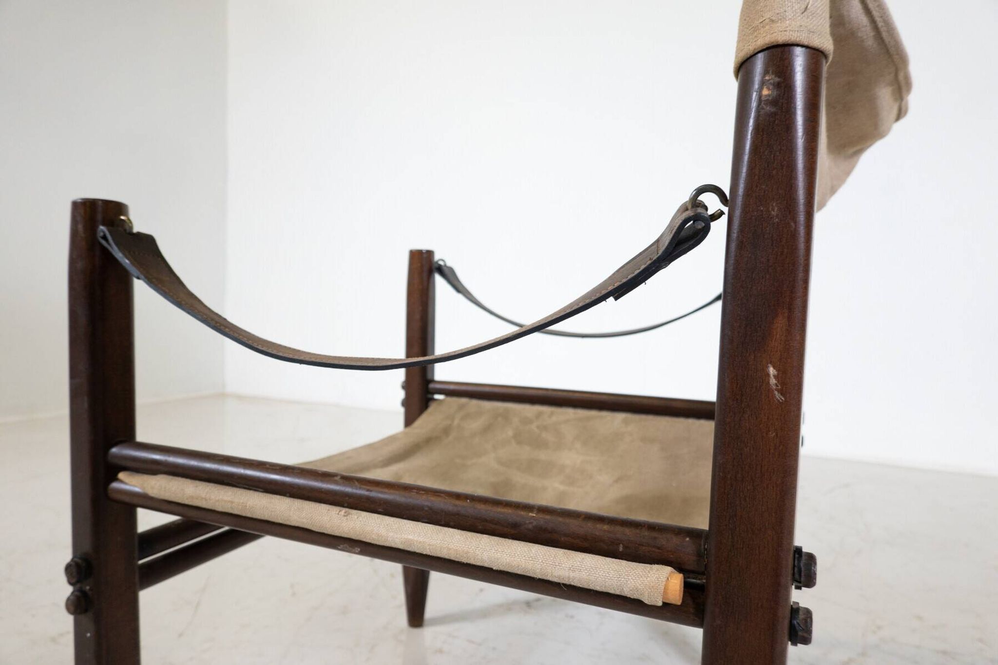 Pair of Safari Armchairs by Gianfranco Legler for Zanotta, 1960s