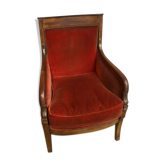 Armchair Shepherdess with walnut dolphins