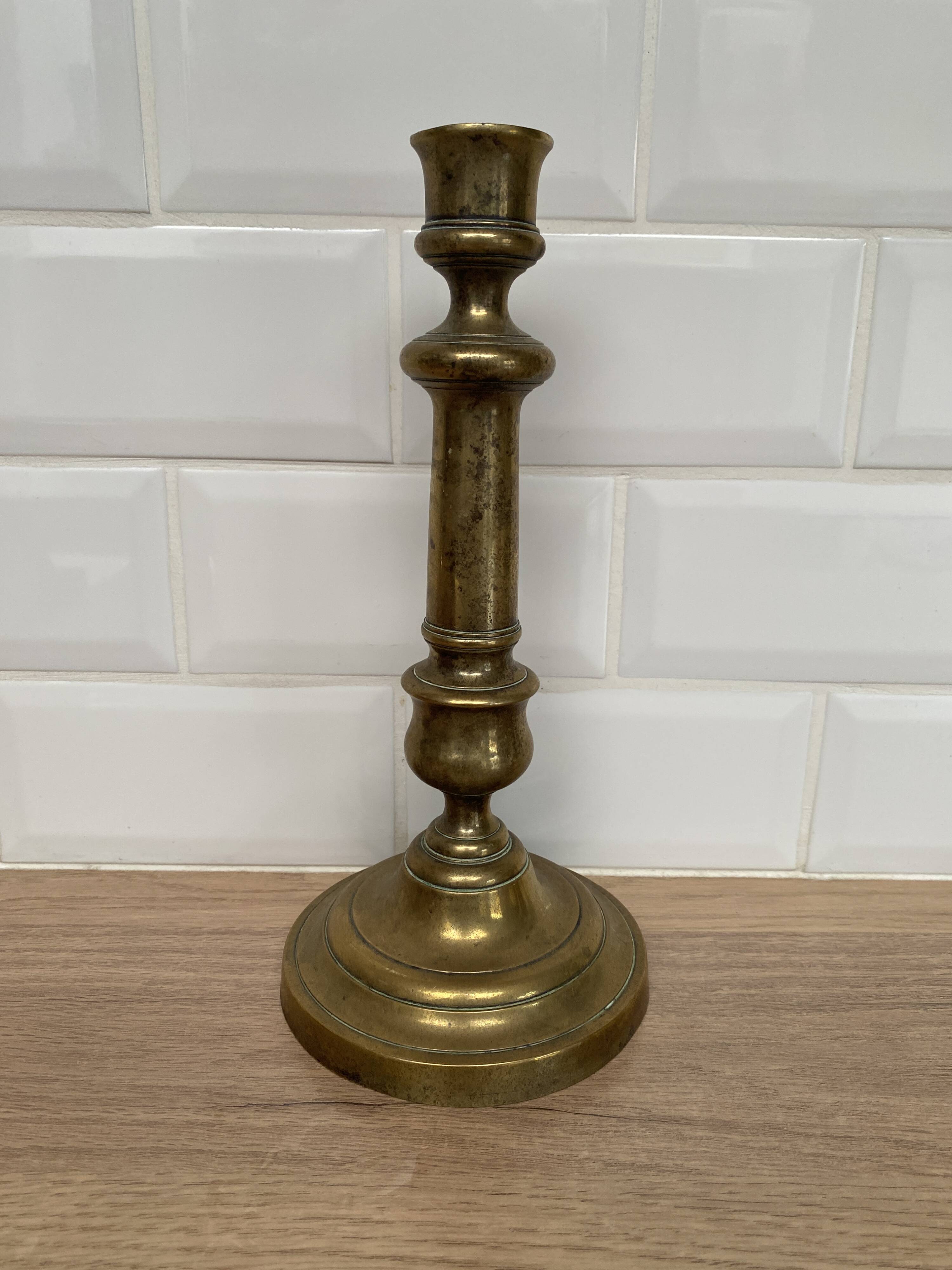 Brass candle holder