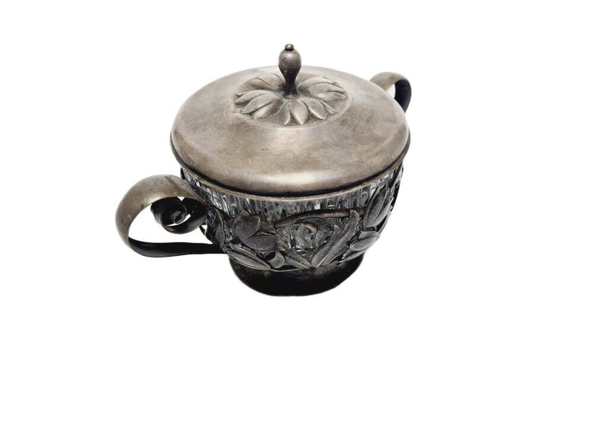 Art Deco sugar bowl from Hefra, Poland, 1970s