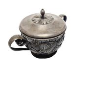 Art Deco sugar bowl from Hefra, Poland, 1970s