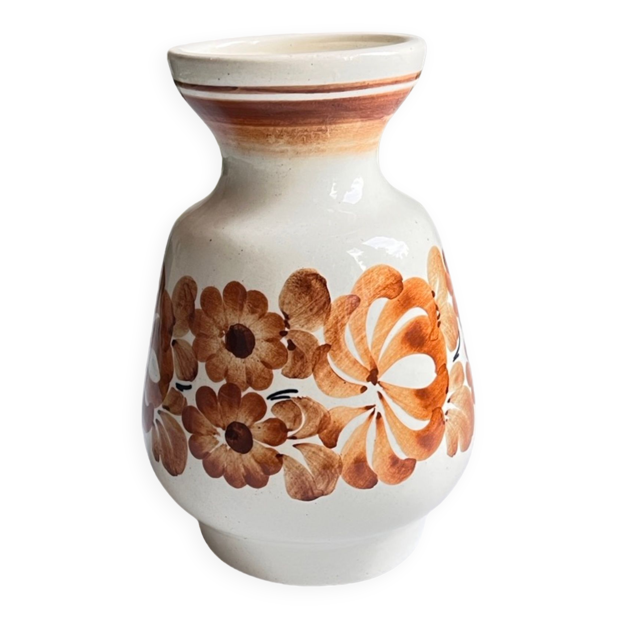 Vase Faience Factory "Włocławek" in Włocławek, Poland, 1970s