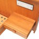 Vintage double bed with floating nightstands, made in the 1960s