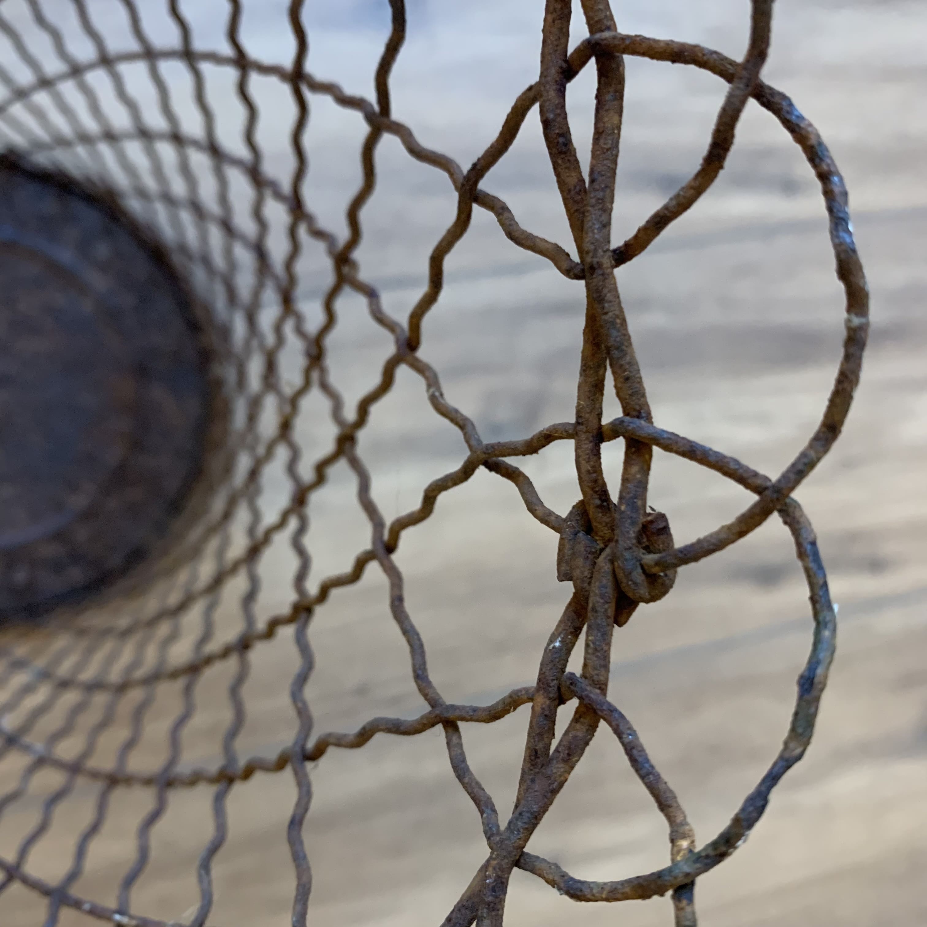 Old vintage paper basket "Grillondu"