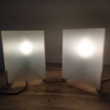 Paire de lampes à poser ikea, années 90