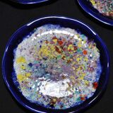 Set of 5 vintage Gaston Gaubier Morvan plates