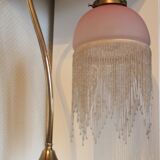 Bronze lamp glass beads