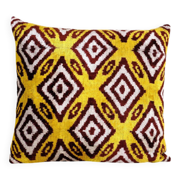 Housse de coussin ikat vintage 58x66 cm
