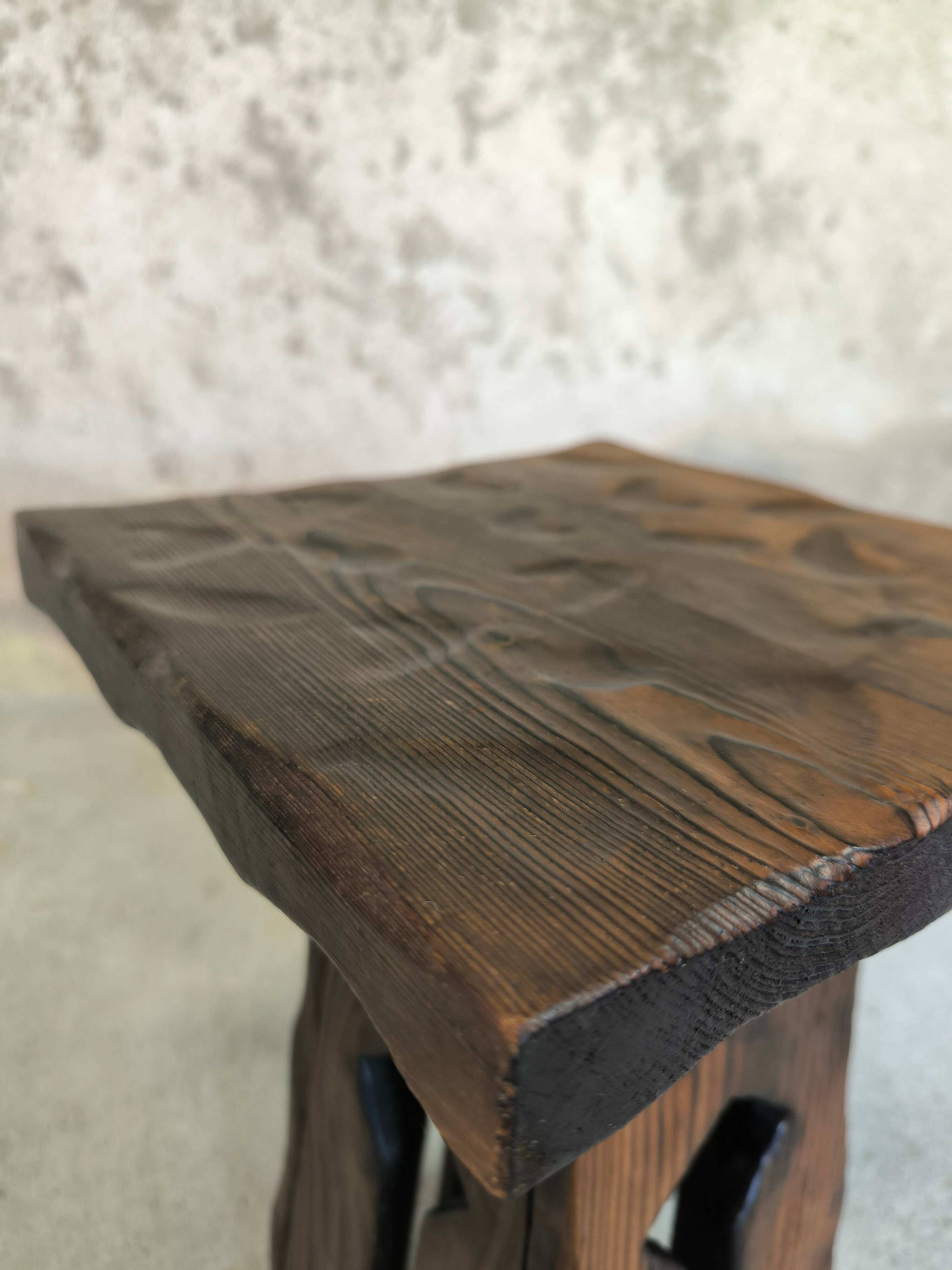 Vintage wooden stool