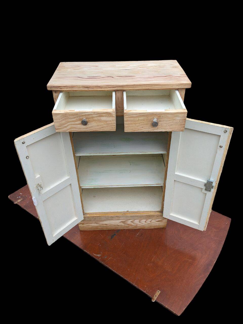 Parisian sideboard in raw pine